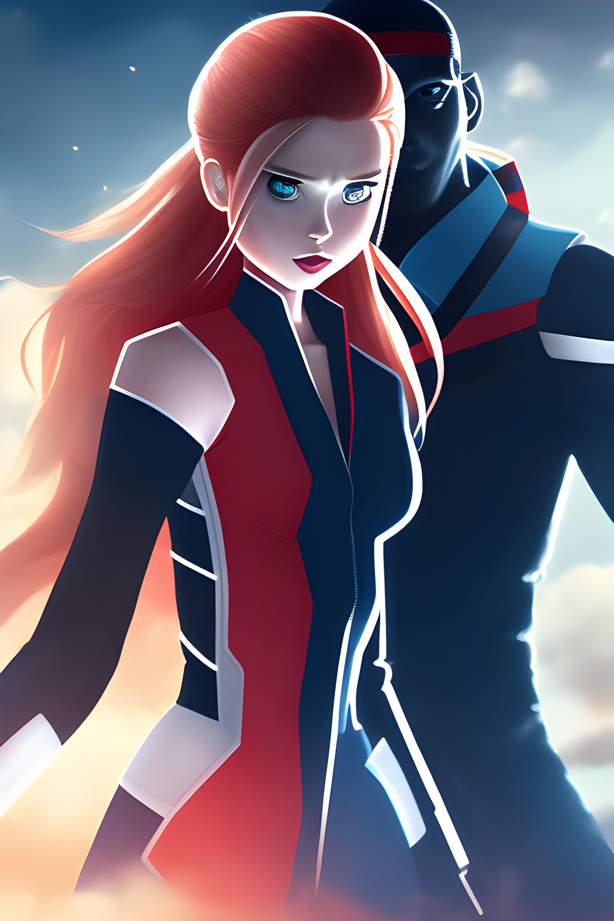 Un fond d'écran avec le village de Konoha dèrière un logo de AC Milan et Sabrina Carpenter Black Wi…